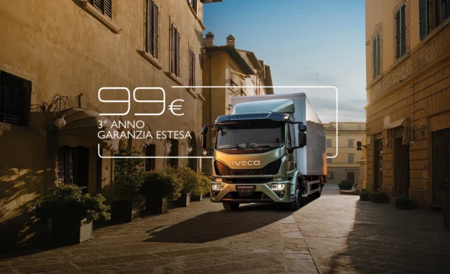 Eurocargo completamente rinnovato tuo con il 3° anno di garanzia estesa a soli 99€