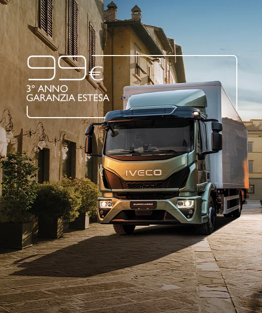 Eurocargo completamente rinnovato tuo con il 3° anno di garanzia estesa a soli 99€