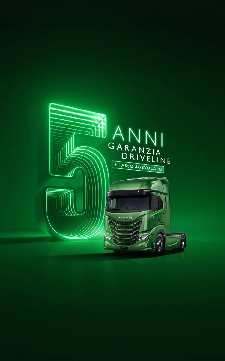 IVECO S-Way diesel trattore, compatibile con biodiesel HVO, tuo con 5 anni o 500.000 km di garanzia driveline e tasso agevolato.