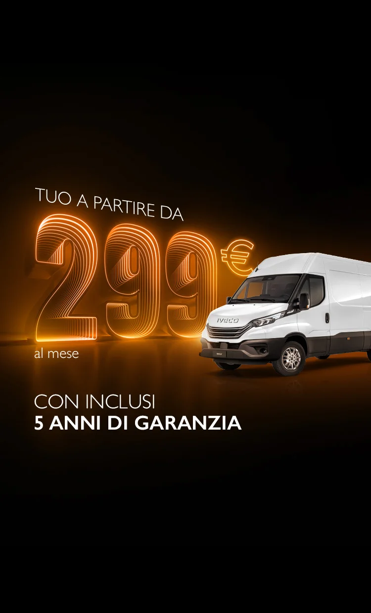 Daily in pronta consegna tuo a partire da 299€ e con 5 anni di garanzia inclusi.